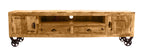 RUSTIC Lowboard – Natur antik mit antikschwarzen Beschlägen – Bild 3