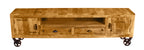 RUSTIC Lowboard – Natur antik mit antikschwarzen Beschlägen – Bild 6