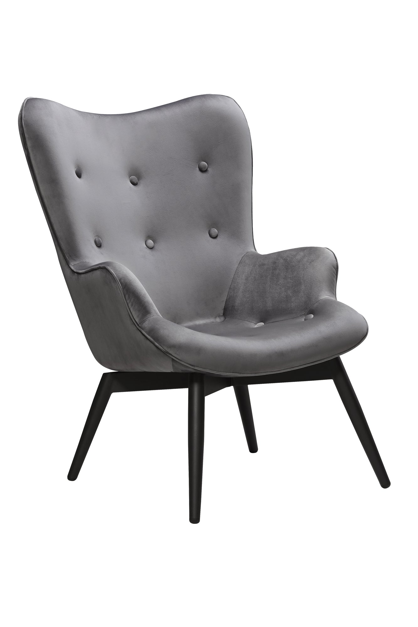 Sales Fever - Sessel Grau Samt#