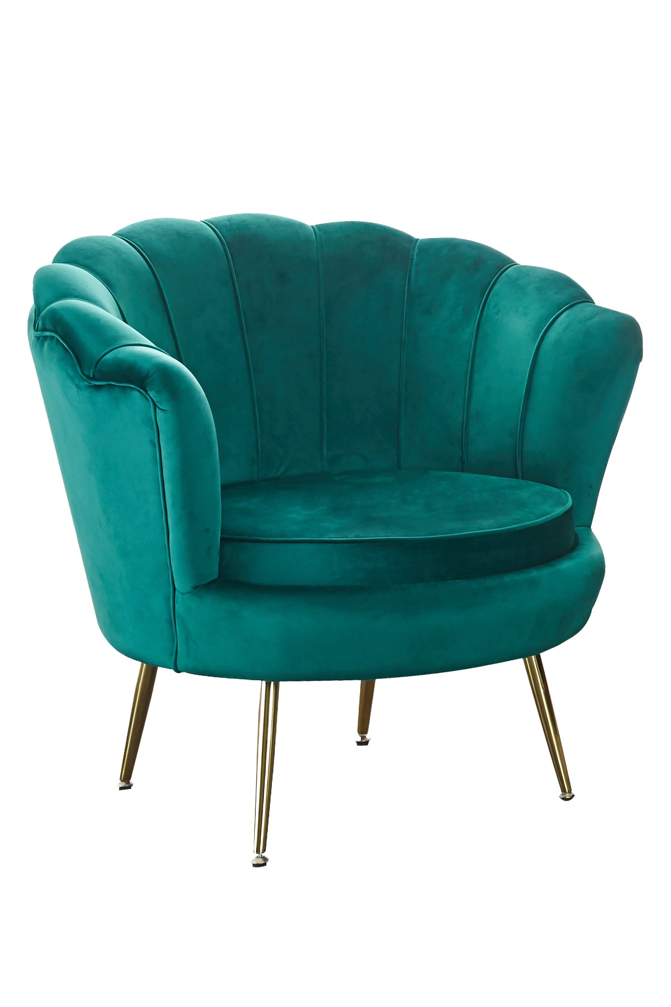 Sales Fever - Muschelsessel aus Samt Grün