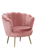 Sales Fever - Muschelsessel aus Samt Rose