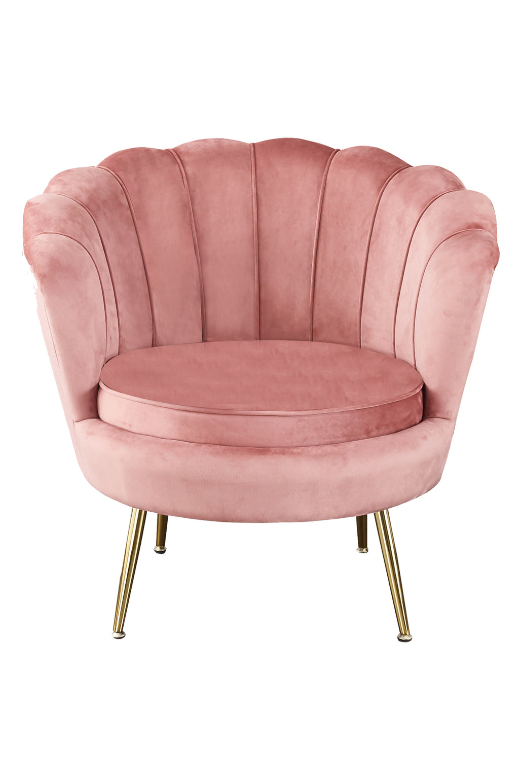 Sales Fever - Muschelsessel aus Samt Rose