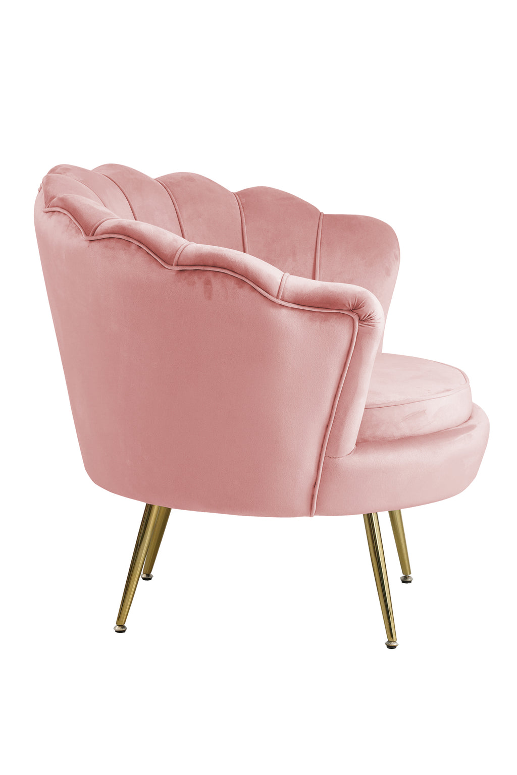 Sales Fever - Muschelsessel aus Samt Rose