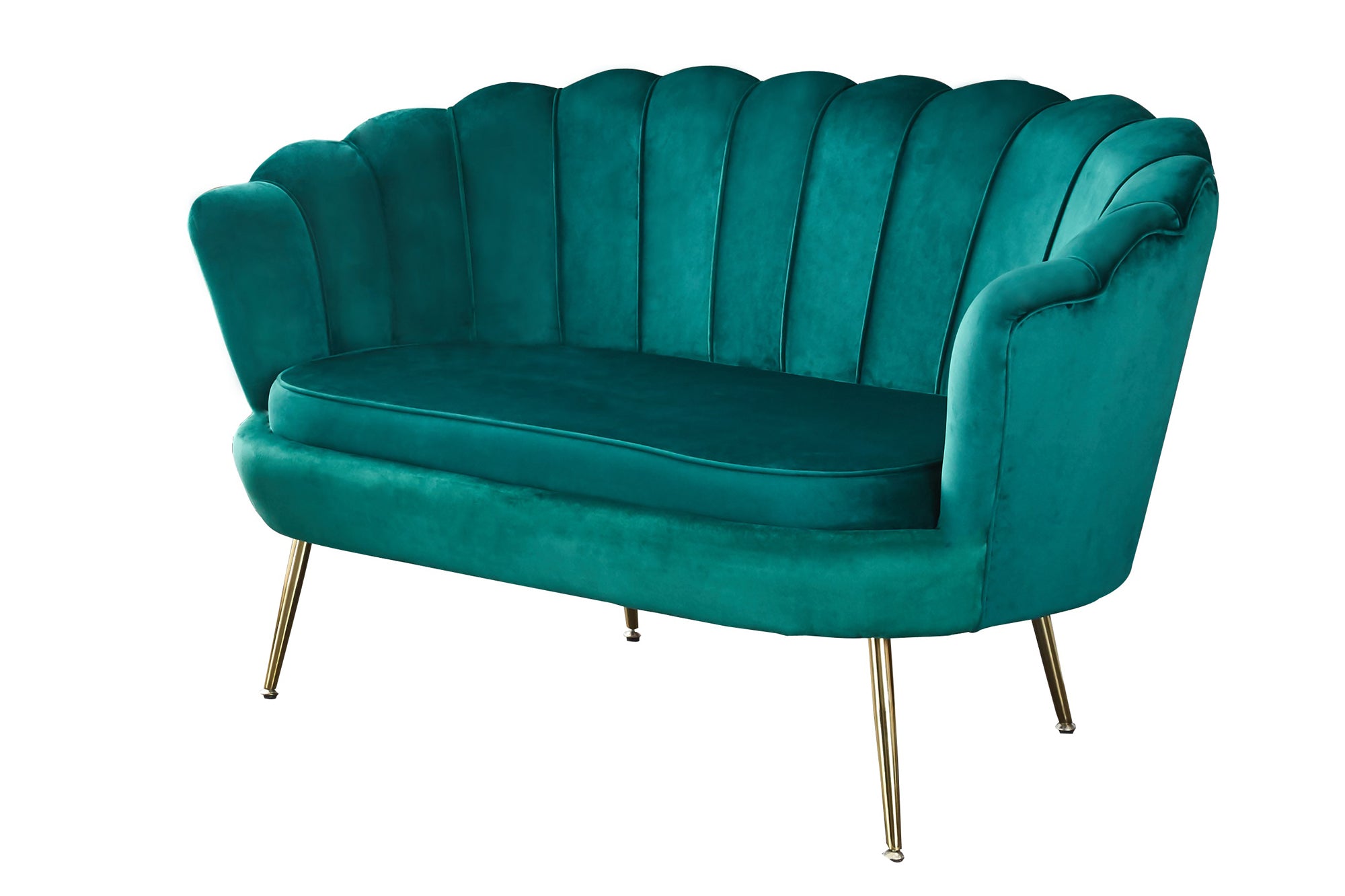 Sales Fever - Muschelsofa aus Samt Grün
