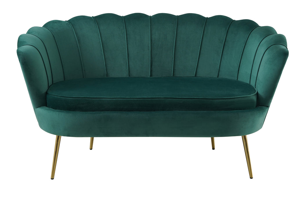 Sales Fever - Muschelsofa aus Samt Grün