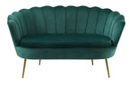 Sales Fever - Muschelsofa aus Samt Grün