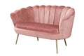 Sales Fever - Muschelsofa aus Samt Rose