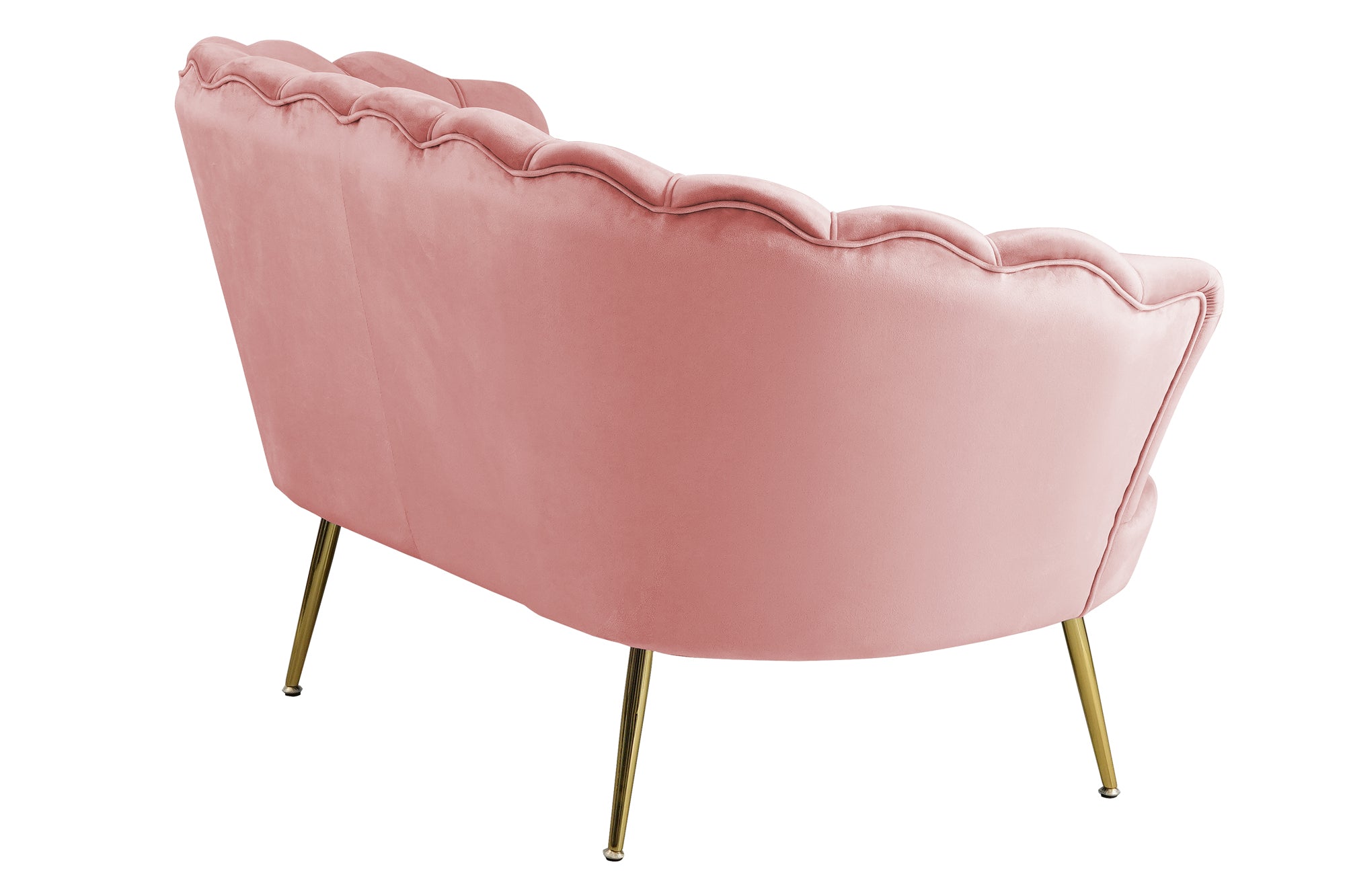 Sales Fever - Muschelsofa aus Samt Rose