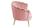 Sales Fever - Muschelsofa aus Samt Rose