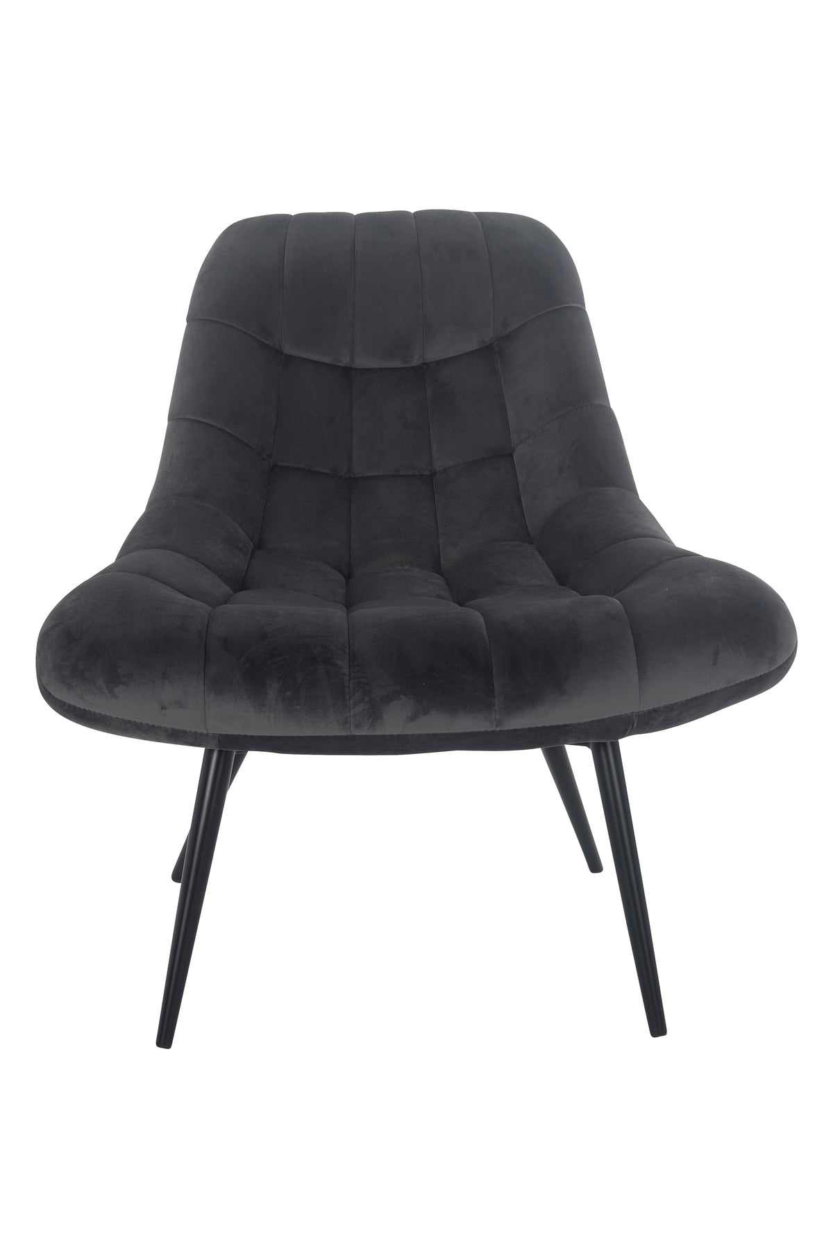 Sessel XXL Samt grau Metall schwarz – SikaXXL
