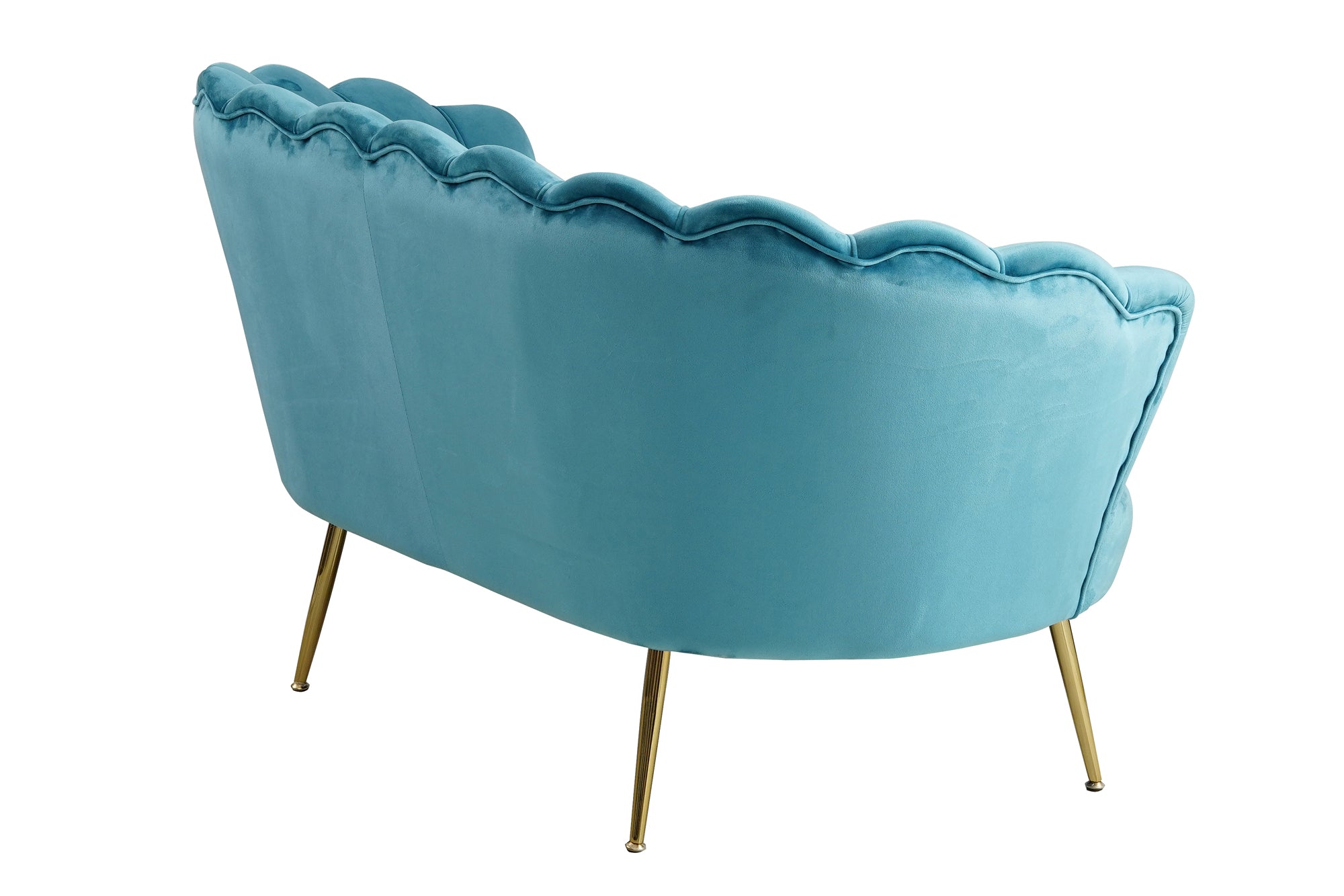 Sales Fever - Muschelsofa aus Samt Blau