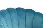 Sales Fever - Muschelsofa aus Samt Blau