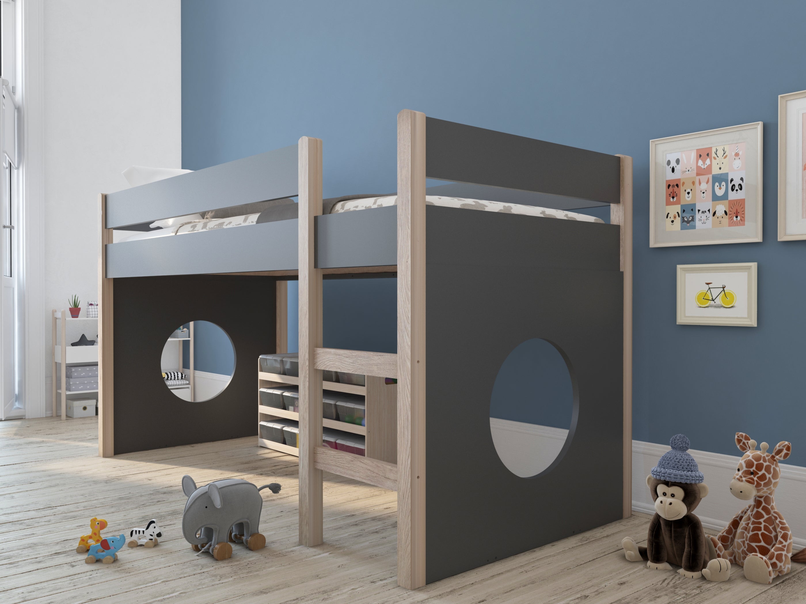 Möbilia - Seitenpaneel, 2er-Set, für Bett 12020018