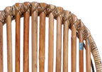 RATTAN Stuhl, 2er-Set – Natur, Gestell schwarz – Bild 4