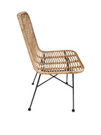 RATTAN Stuhl, 2er-Set – Natur – Bild 3