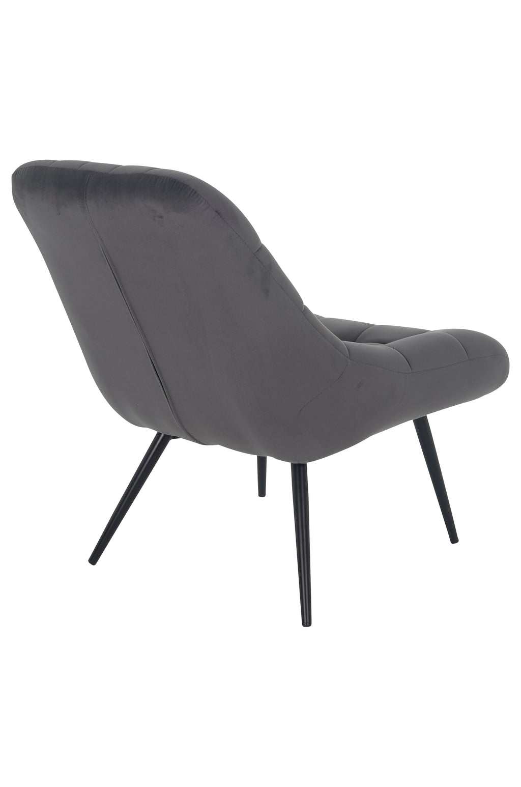 Sales Fever - Sessel XXL Samt grau Metall schwarz