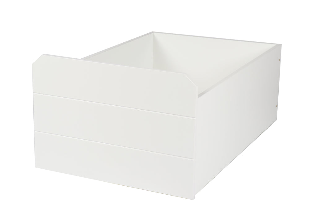 Möbilia - Schublade, 2-er Set, zu Hochbett 12020053 58x90x40 cm weiß, natur