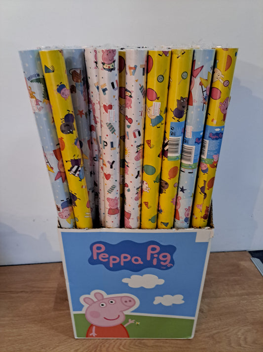 Geschenkpapier Peppa Pig Sonderposten