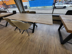 Esstisch mit schwenkbarem Auszug 160 - 210 x 90*