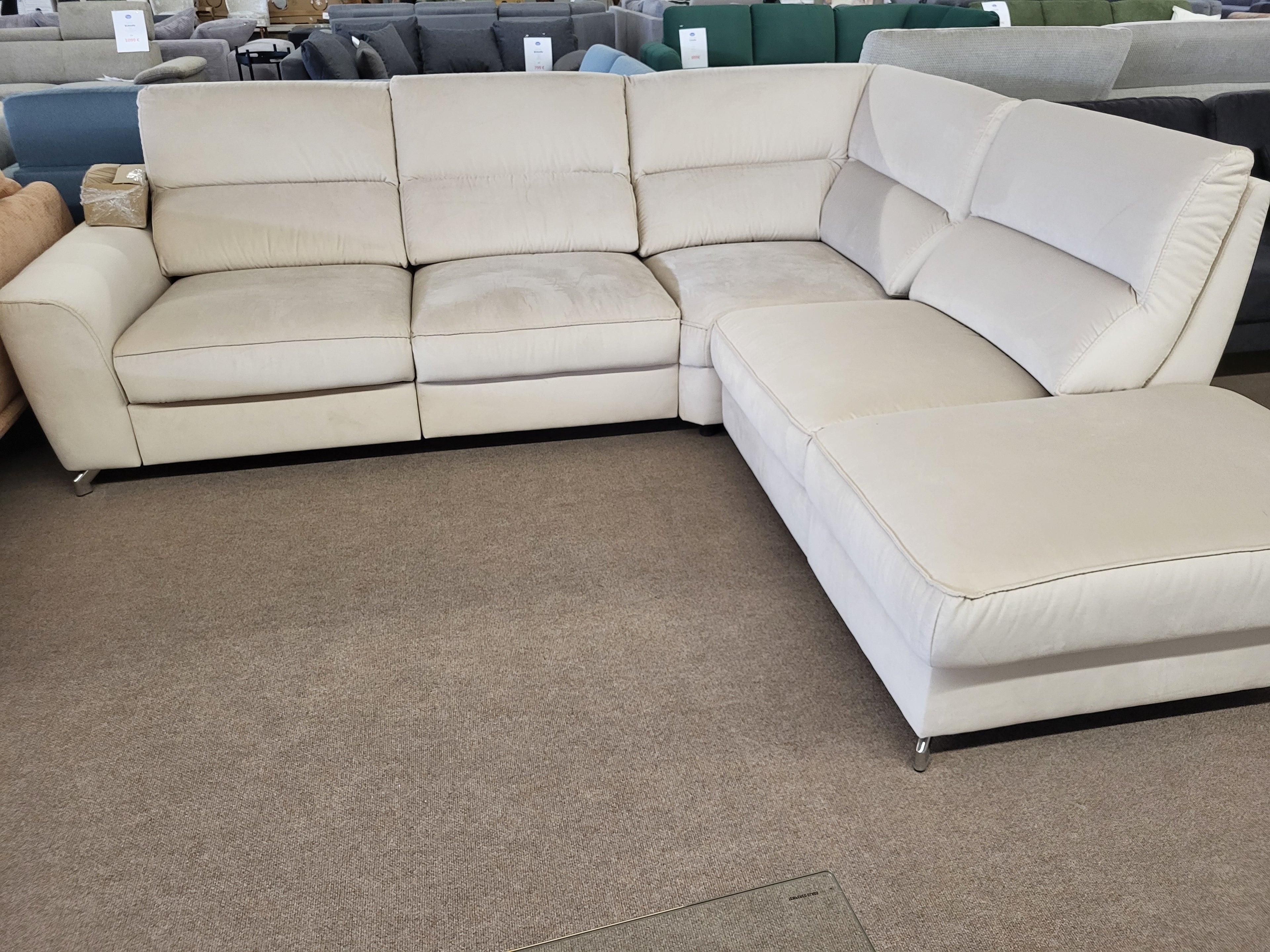 Ecksofa mit Relaxfunktion   Jahresstart Einzelstück / Posten  Aktion