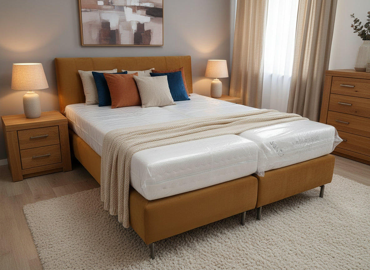 Boxspringbett 180 × 200 cm  Jahresstart Einzelstück / Posten  Aktion