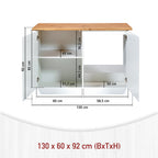 Spülenschrank Sicilia für Spüle + Spülmaschine -vorbestellbar-