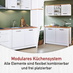 Spülenschrank Sicilia für Spüle + Spülmaschine -vorbestellbar-