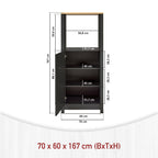 Geräteschrank 1 Veneto für Kühlschrank + Backofen -vorbestellbar-