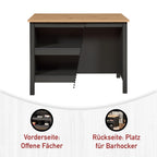 Bartisch Nellina anthrazit / Artisan Eiche -vorbestellbar-