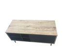 MAILBOX Lowboard – Dunkel anthrazit und natur – Bild 2