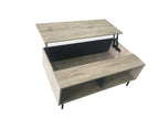 MAILBOX Couchtisch – Dunkel anthrazit und natur