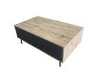 MAILBOX Couchtisch – Dunkel anthrazit und natur – Bild 3