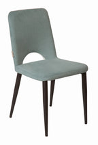 SIT&CHAIRS Stuhl, 2er-Set – Beine schwarz, Bezug celadon – Bild 2
