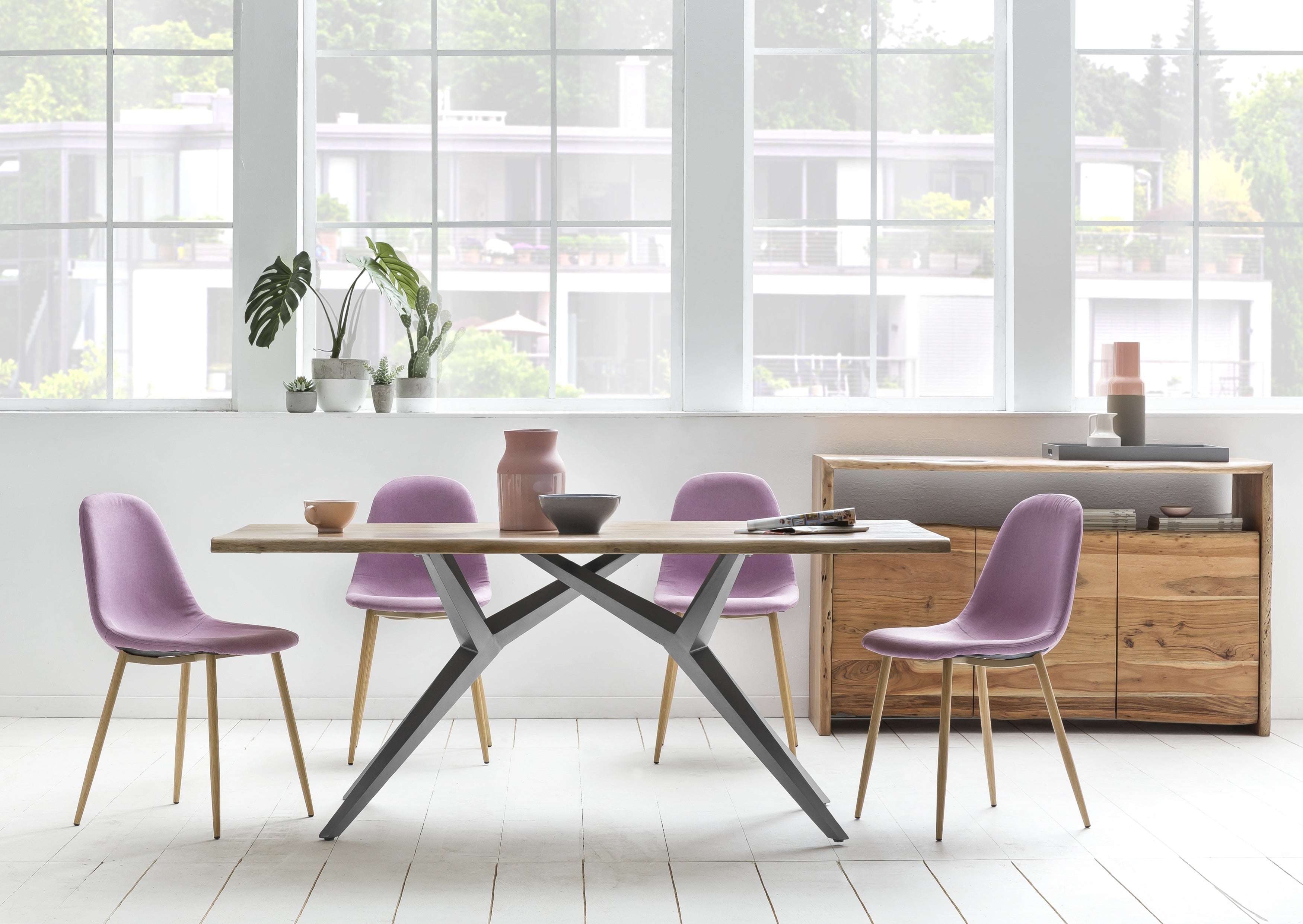 TOPS & TABLES Tischgestell antiksilber – Antiksilbern