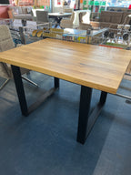 Esstisch mit Baumkante 120 x 90cm