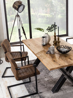 TOPS & TABLES Tischgestell Roheisen used look – Used look, klar lackiert – Bild 3