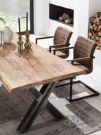 TOPS & TABLES Tischgestell Roheisen used look – Used look, klar lackiert – Bild 5
