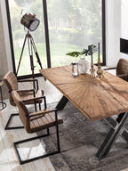 TOPS & TABLES Tischgestell Roheisen used look – Used look, klar lackiert – Bild 6