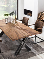 TOPS & TABLES Tischgestell Roheisen used look – Used look, klar lackiert – Bild 7