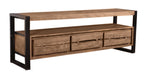 NATURAL EDGE Lowboard – Natur und schwarz – Bild 6