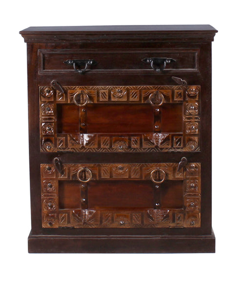 ALMIRAH Schuhschrank – Braun
