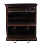 ALMIRAH Schuhschrank – Braun – Bild 5