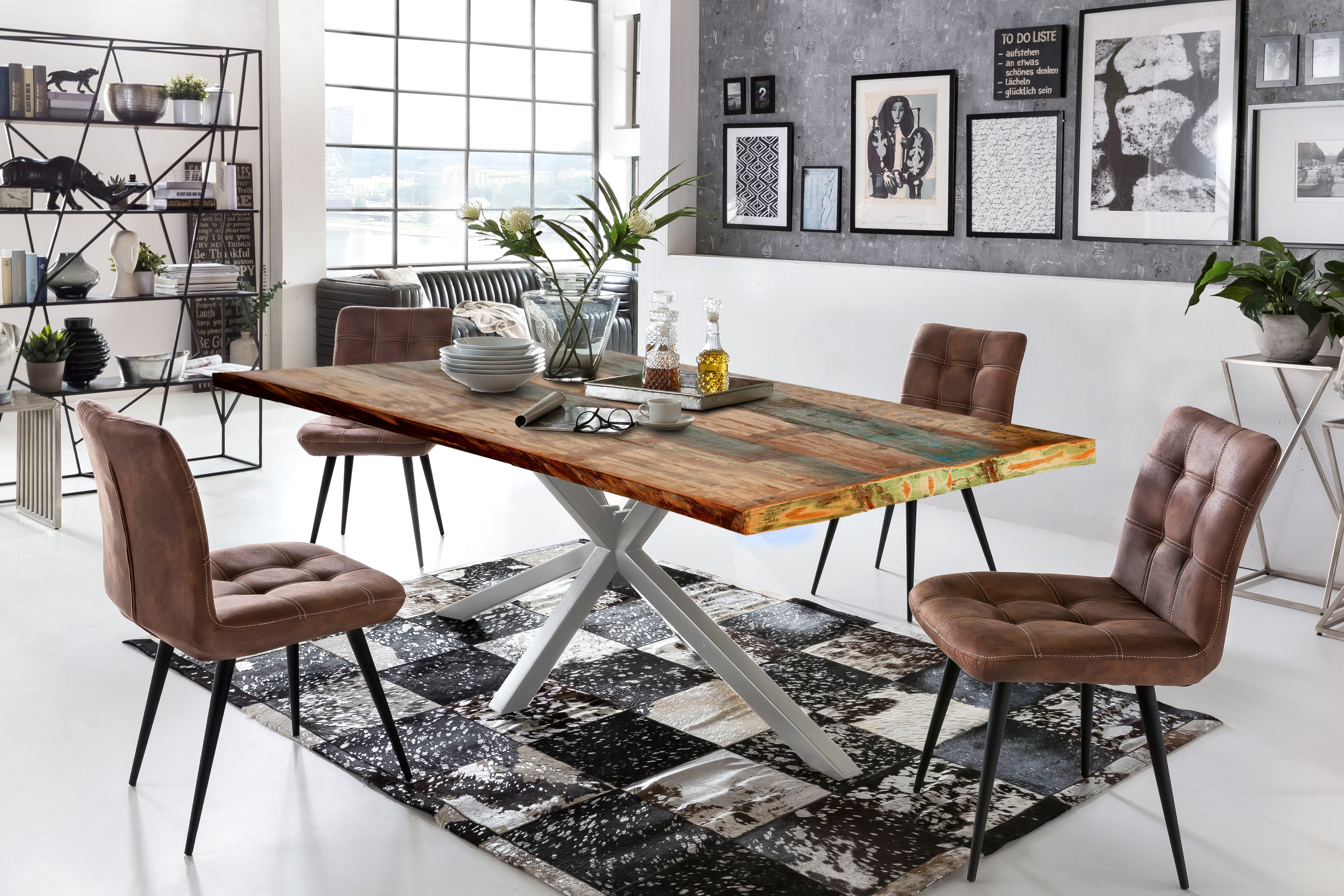 TOPS & TABLES Tischplatte 200x100 cm – Bunt – Bild 10