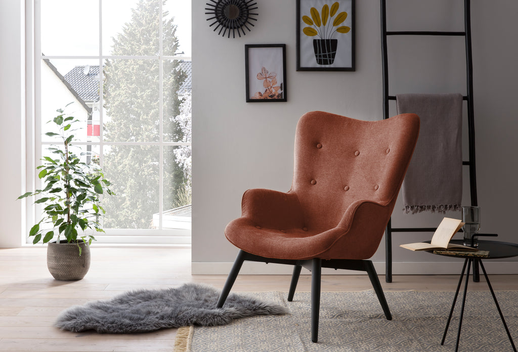 Sales Fever - Sessel Kupfer Strukturstoff