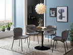 Sales Fever - Tisch Schwarz rund Ø 110 cm
