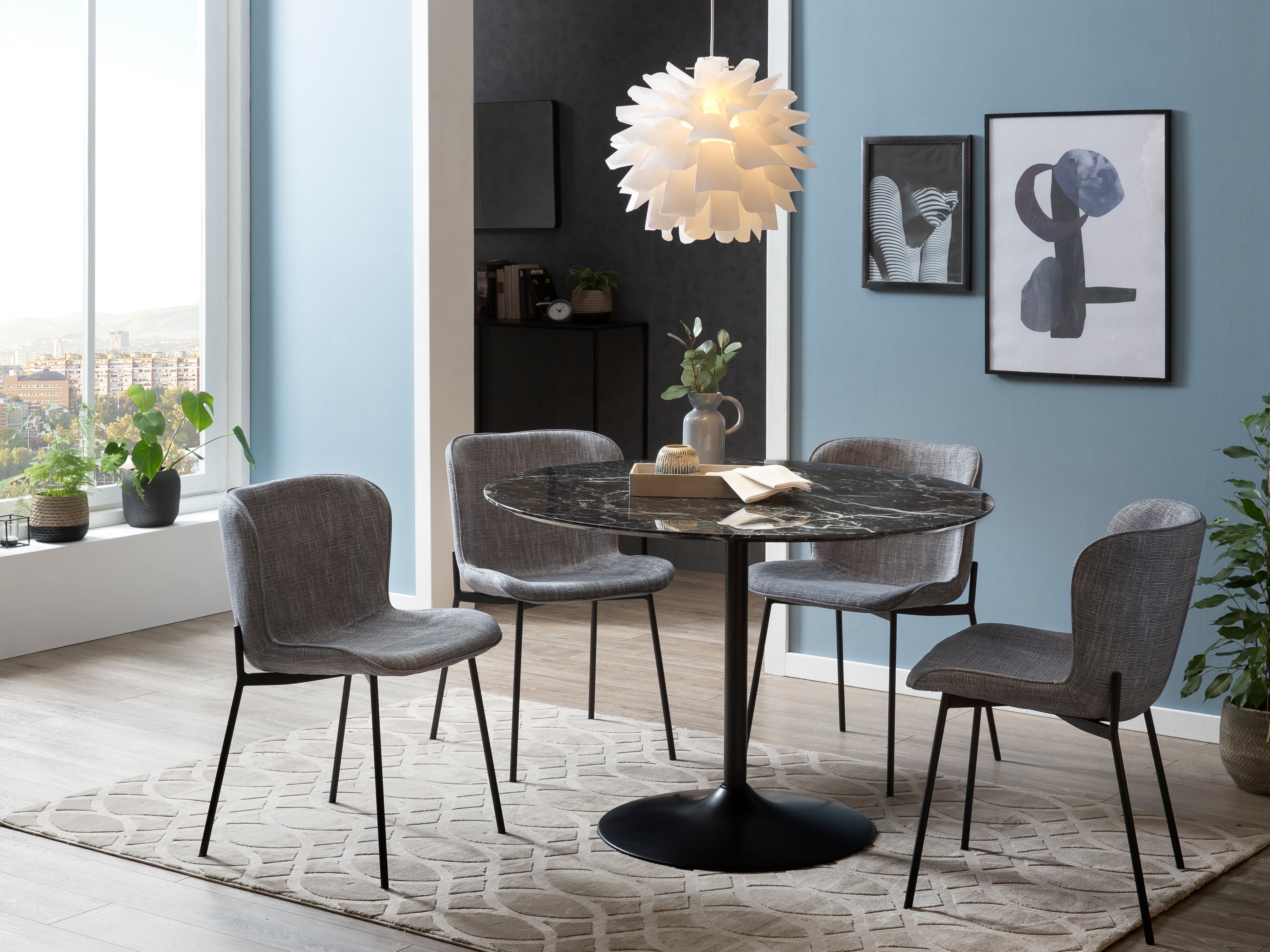 Sales Fever - Tisch Schwarz rund Ø 110 cm
