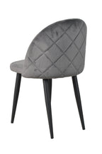SIT&CHAIRS Stuhl, 2er-Set – Gestell schwarz, Bezug dunkelgrau – Bild 4