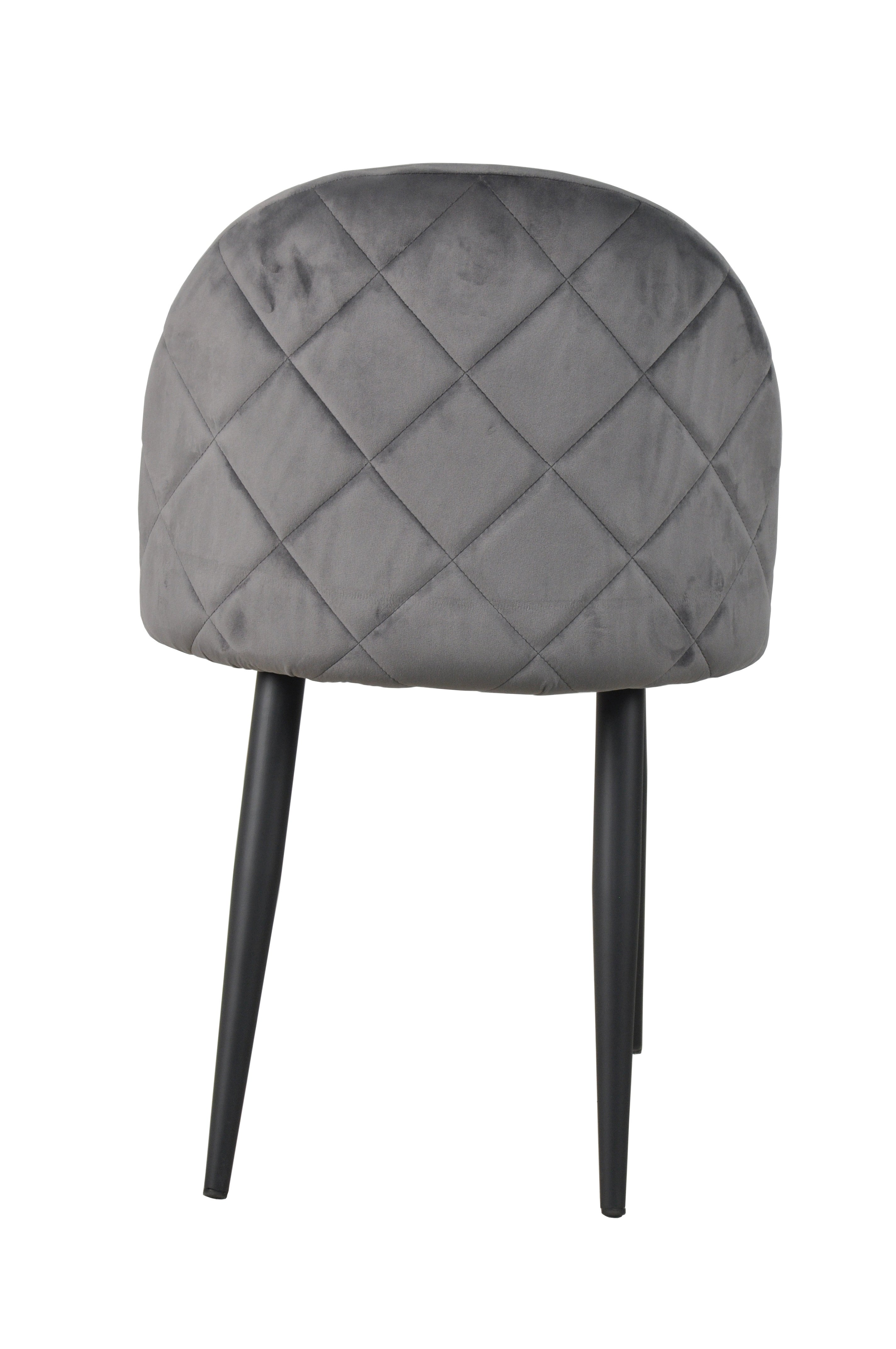SIT&CHAIRS Stuhl, 2er-Set – Gestell schwarz, Bezug dunkelgrau – Bild 5