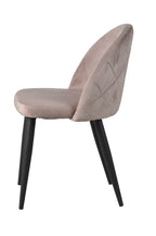 SIT&CHAIRS Stuhl, 2er-Set – Gestell schwarz, Bezug altrosa – Bild 4