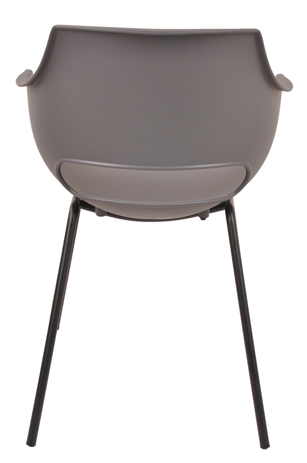 SIT&CHAIRS Stuhl, 2er-Set – Sitz grau, Beine schwarz – Bild 5